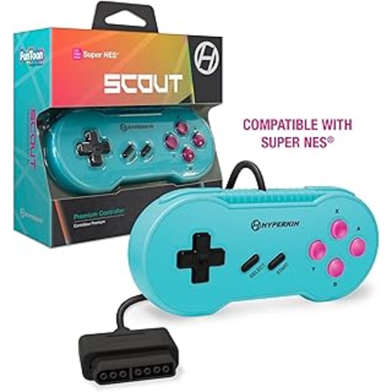 SNES Controller Hyperkin Premium Scout Beach New
