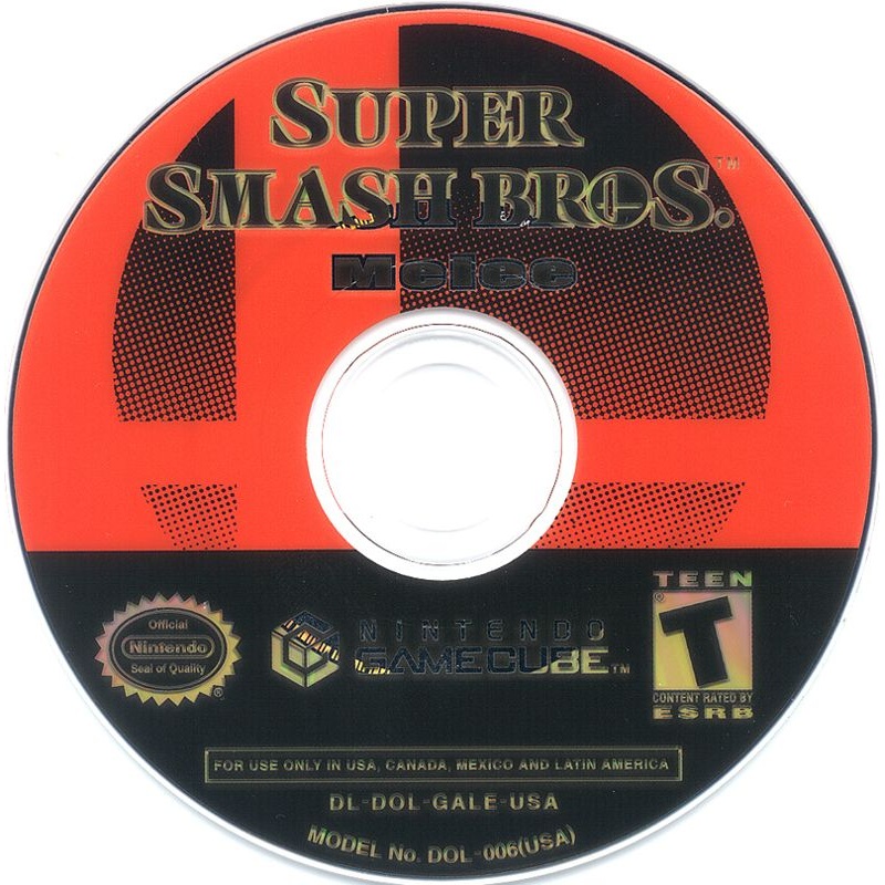 Super Smash Bros Melee GameCube Used Disc Only