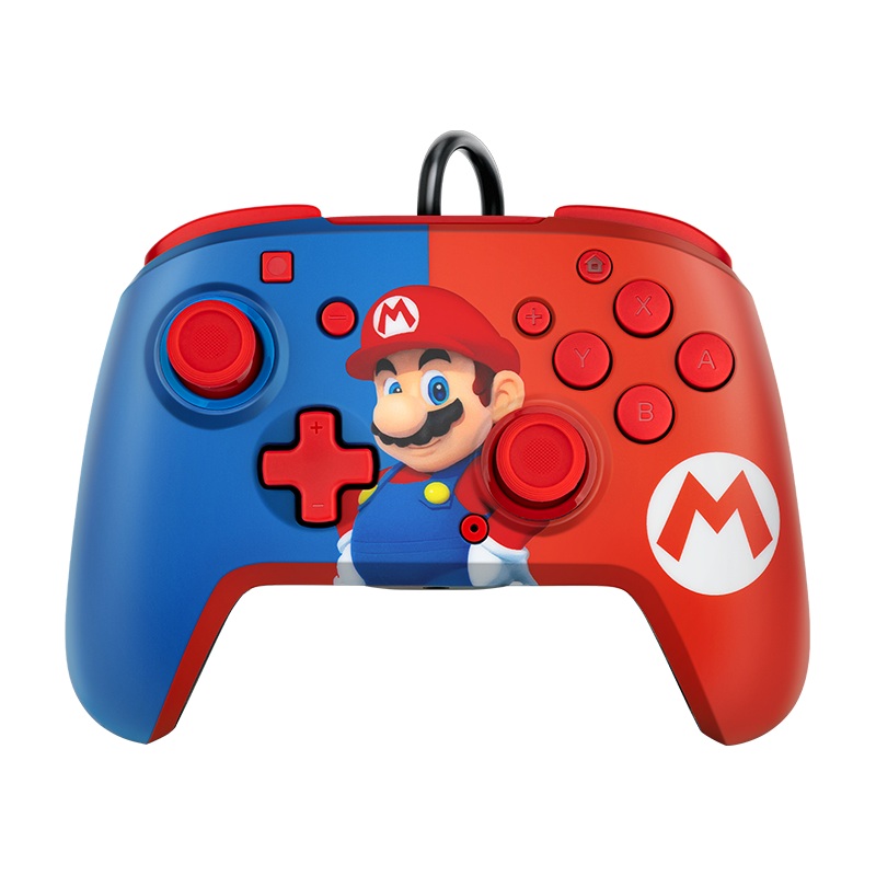 Switch Controller Wired PDP Faceoff Pro Controller Mario New