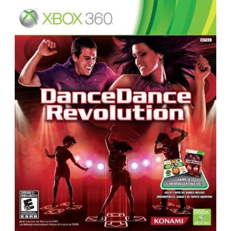 Dance Dance Revolution Bundle Game & Mat 360 Used