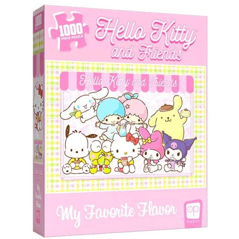 Hello Kitty and Friends My Favorite Flavor 1000 Piece Puzzle New