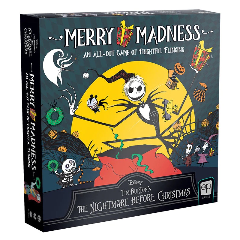 Nightmare Before Christmas Merry Madness The Board Game New