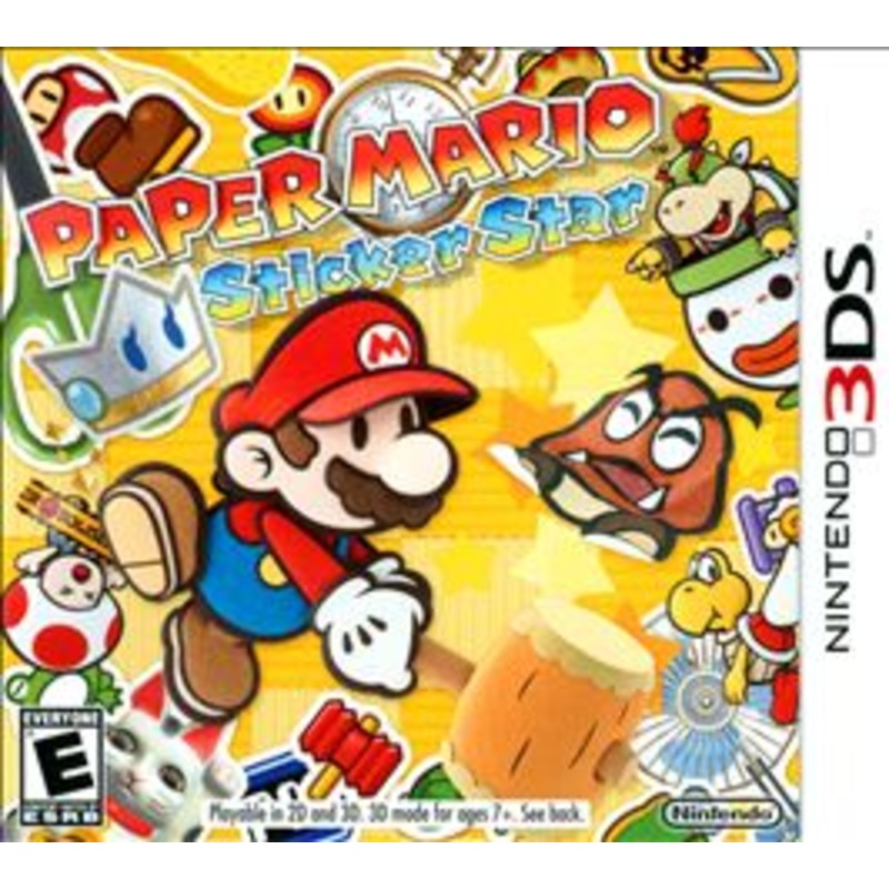 Paper Mario Sticker Star 3DS Used