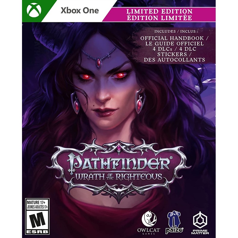 Pathfinder Kingmaker Wrath Of The Righteous Xbox One Used