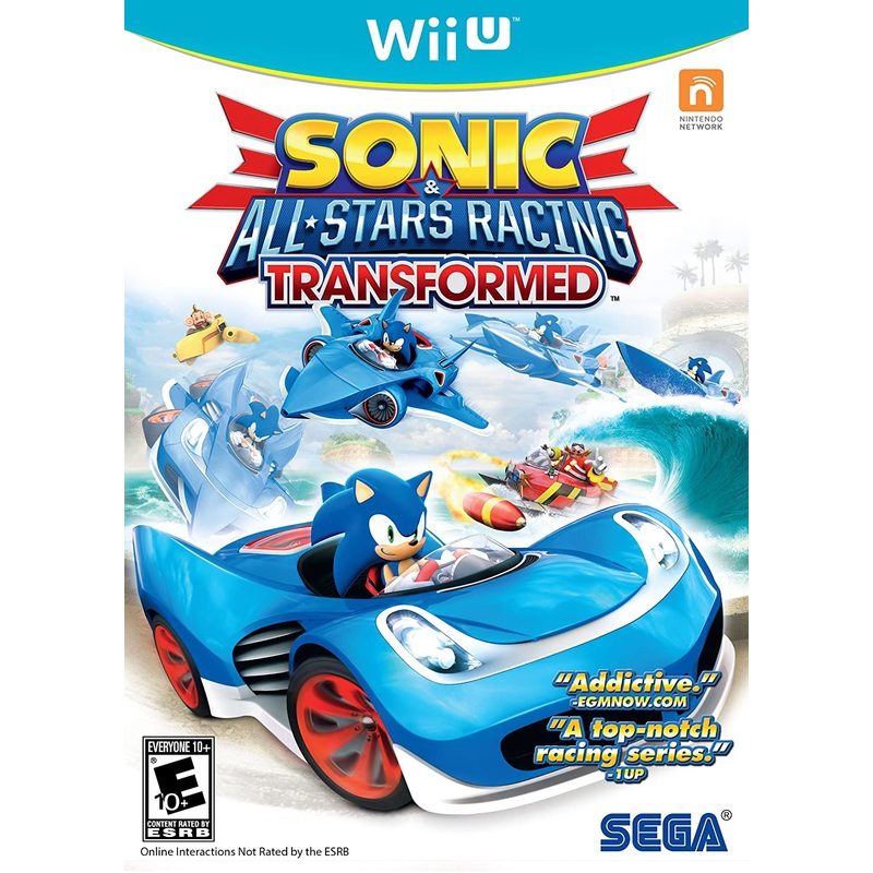 Sonic & All Stars Racing Transformed Wii U New