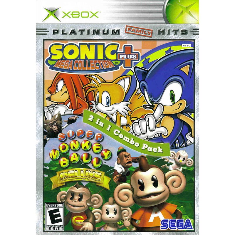 Sonic Mega Collection Super Monkey Ball Deluxe NTSC Xbox Used