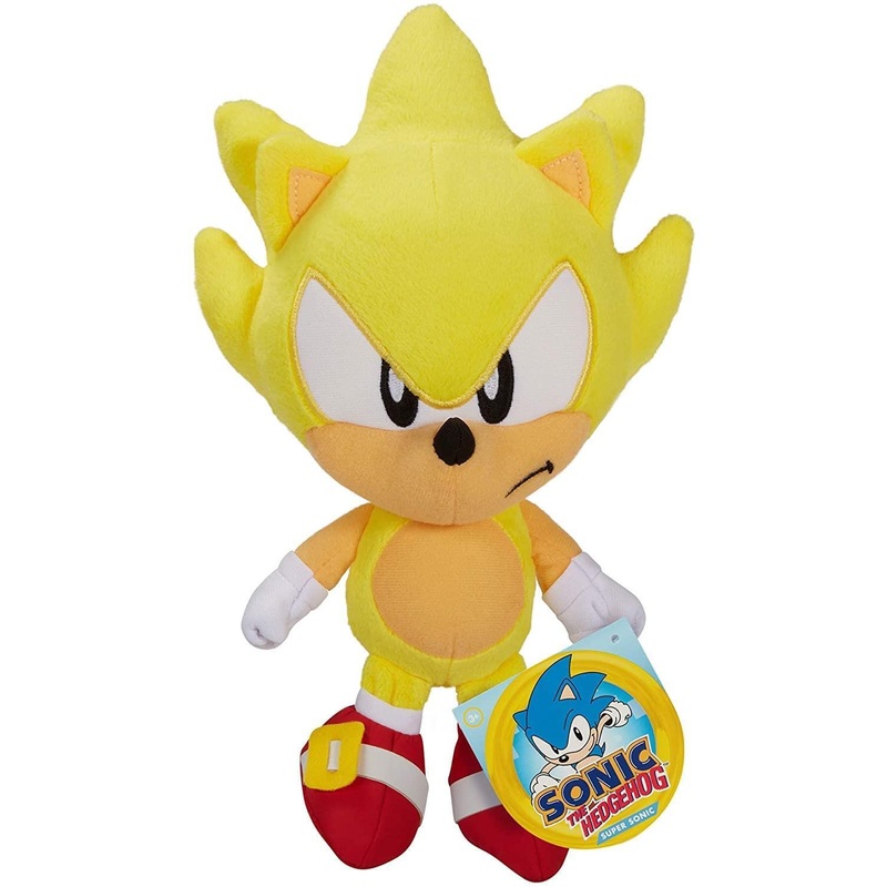 Sonic The Hedgehog Super Sonic Plush New