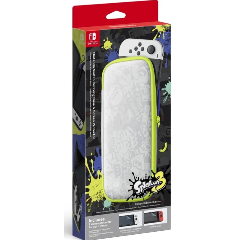 Switch Carry Case Nintendo Splatoon 3 New