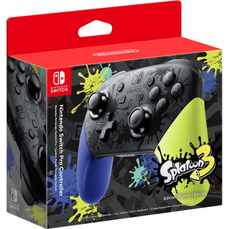 Switch Controller Wireless Nintendo Pro Controller Splatoon 3 New