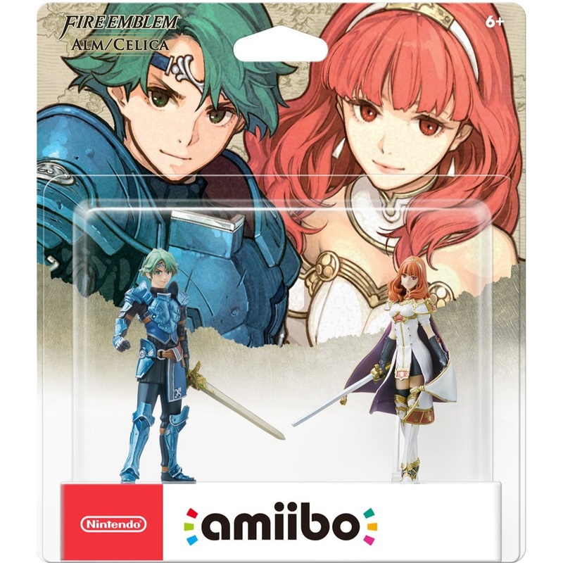 Amiibo Fire Emblem 2 Pack Alm & Celica New