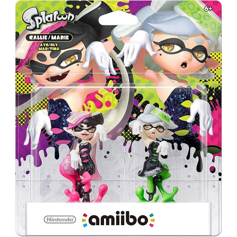 Amiibo Splatoon Callie & Marie 2 Pack New