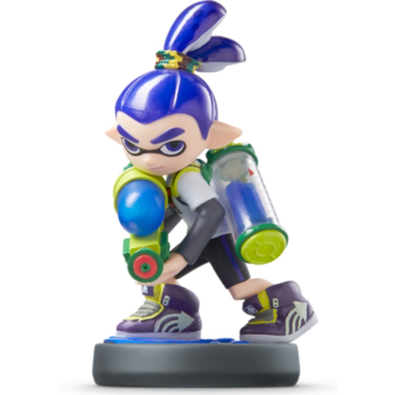 Amiibo Splatoon Inkling Boy Blue Used