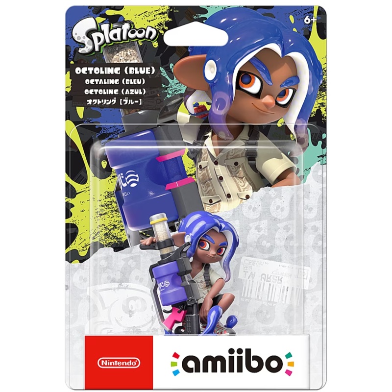 Amiibo Splatoon Octoling Blue New