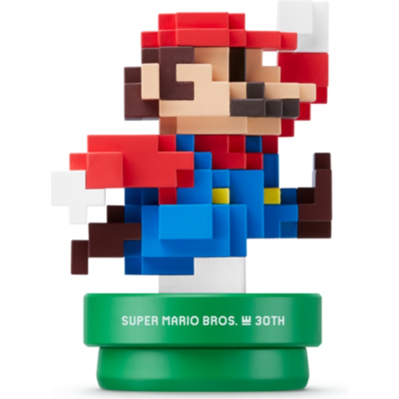 Amiibo Super Mario 8-Bit Mario Modern Used