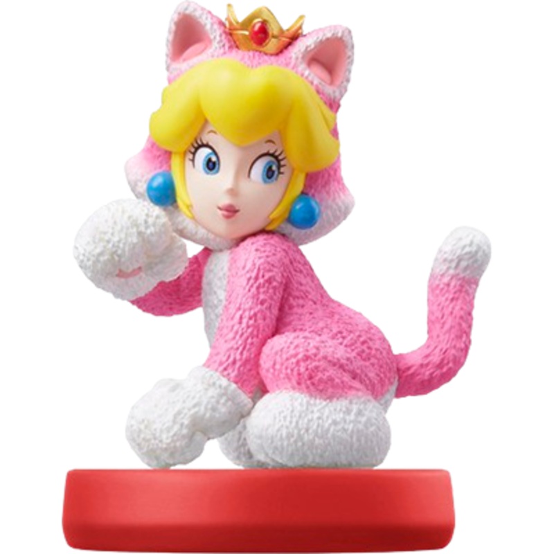 Amiibo Super Mario Cat Peach Used