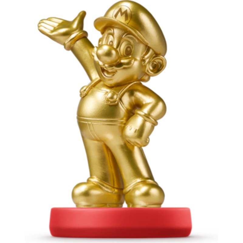 Amiibo Super Mario Mario Gold Used