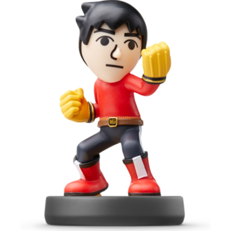 Amiibo Super Smash Bros Mii Brawler Used