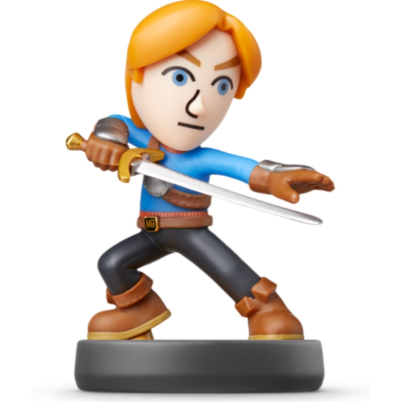 Amiibo Super Smash Bros Mii Swordfighter Used