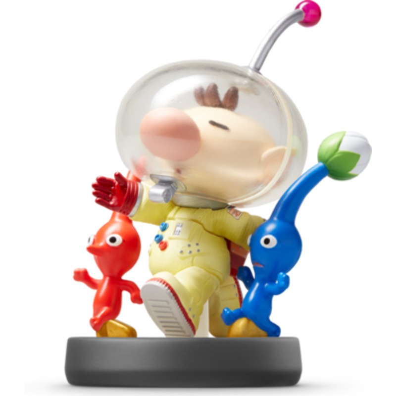 Amiibo Super Smash Bros Pikmin &Olimar Used