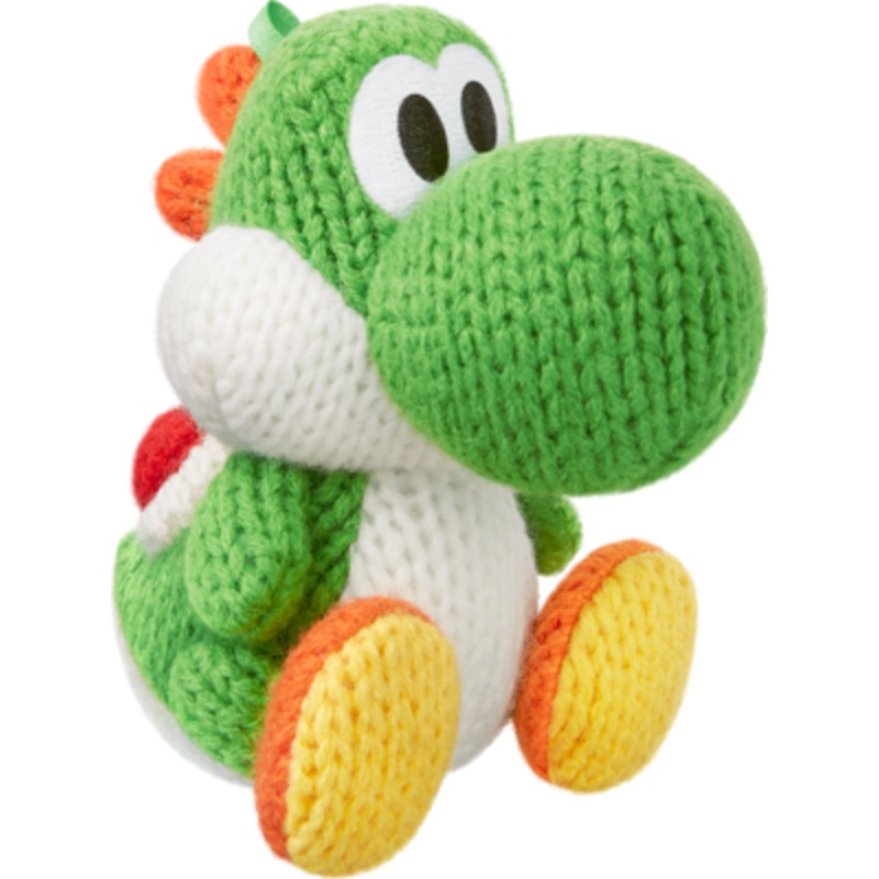 Amiibo Yoshis Woolly World Yarn Yoshi Green Used