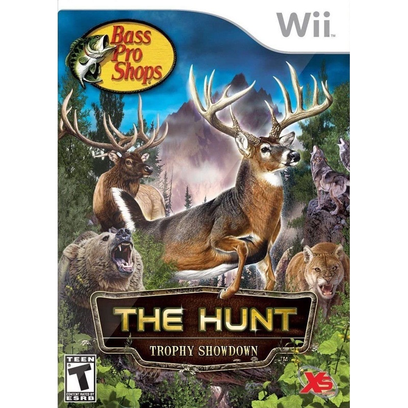 Bass Pro Shops The Hunt Trophy Showdown Cardboard Sleeve Wii Used