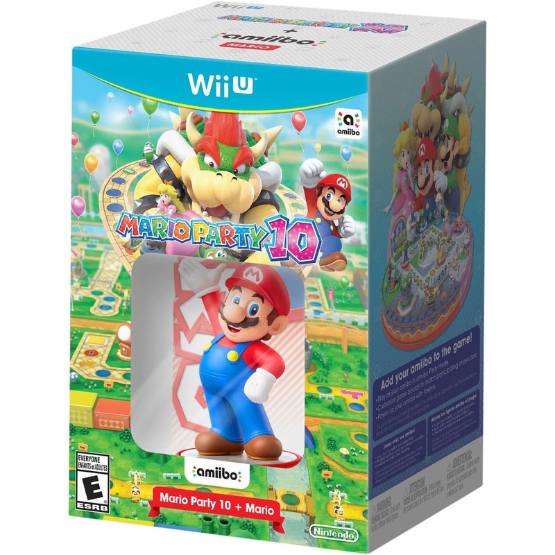 Mario Party 10 With Super Mario Amiibo Wii U Used