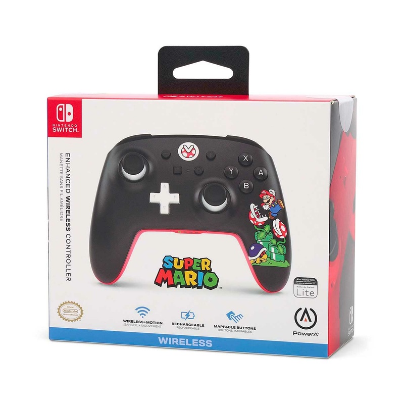 Switch Controller Wireless Power A Mario Mayhem New