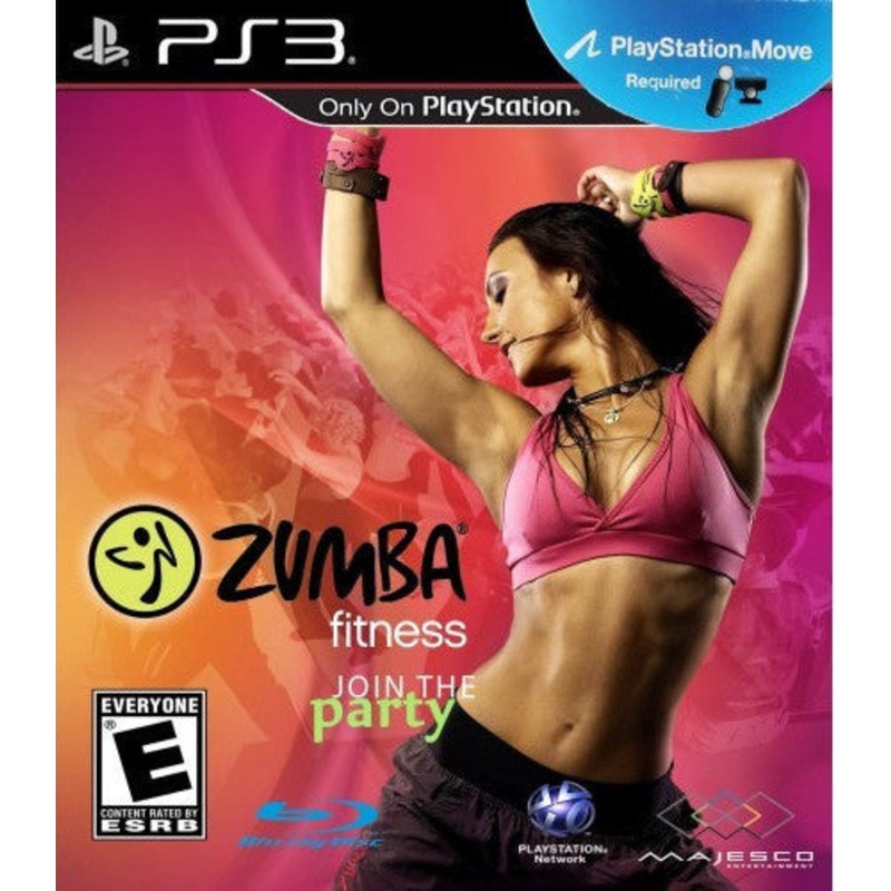Zumba Fitness PS3 With Leg Band And Box Used