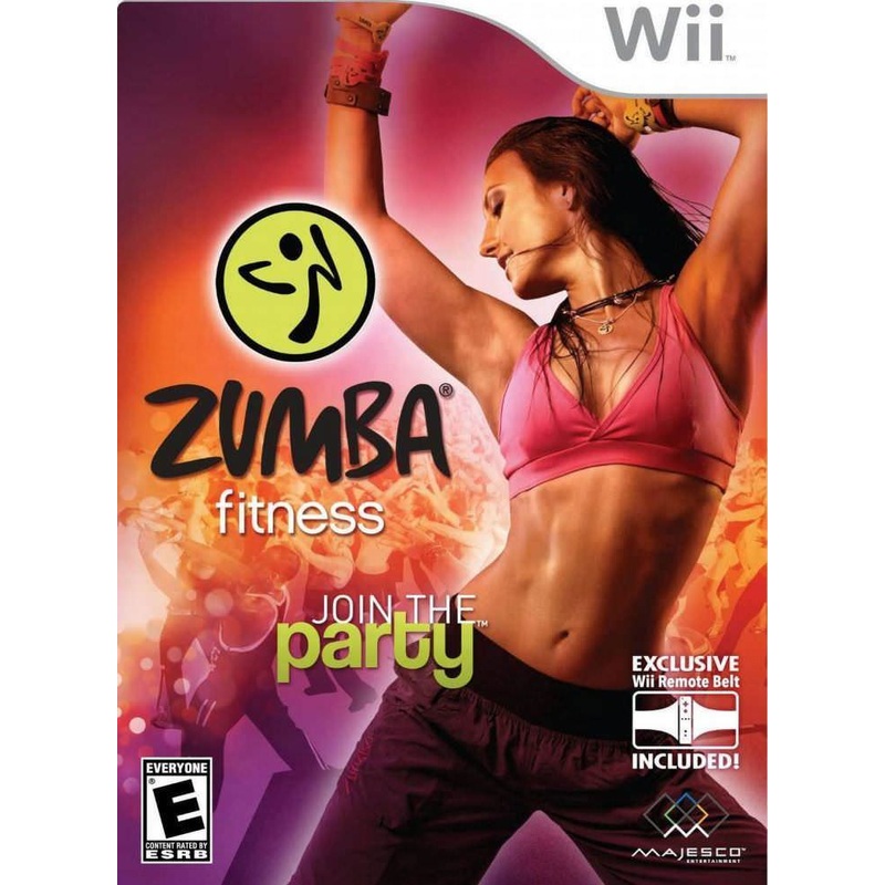 Zumba Fitness Wii With Leg Strap Used