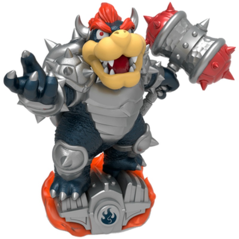 Amiibo Skylanders Hammer Slam Bowser Dark Used