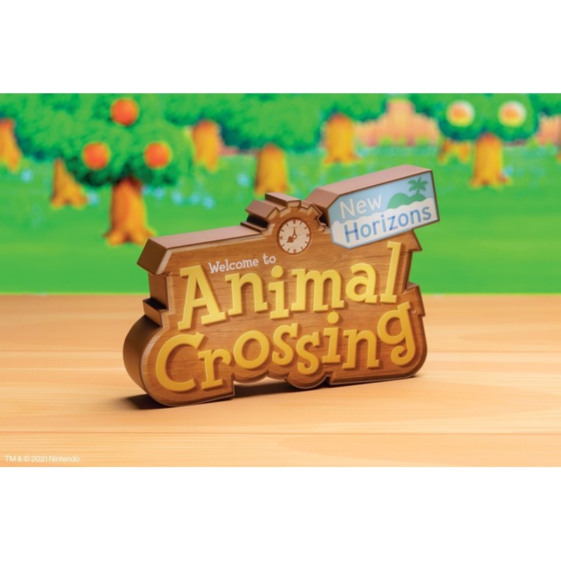 Animal Crossing Logo Lamp New