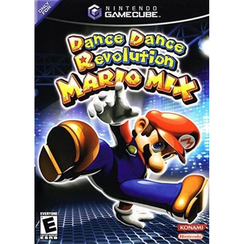 Dance Dance Revolution Mario Mix Bundle with Game & Dance Mat GameCube Used