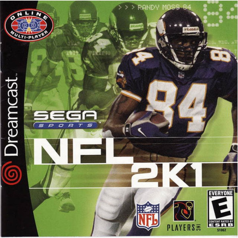 NFL 2K1  (not for resale variant) Dreamcast Used