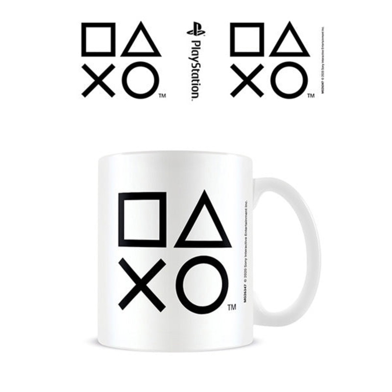 PS Action Buttons Ceramic Mug New
