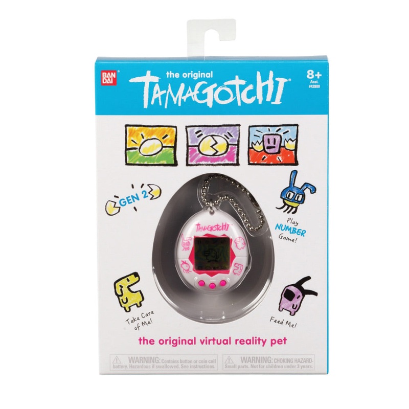 Tamagotchi Original White and Pink New