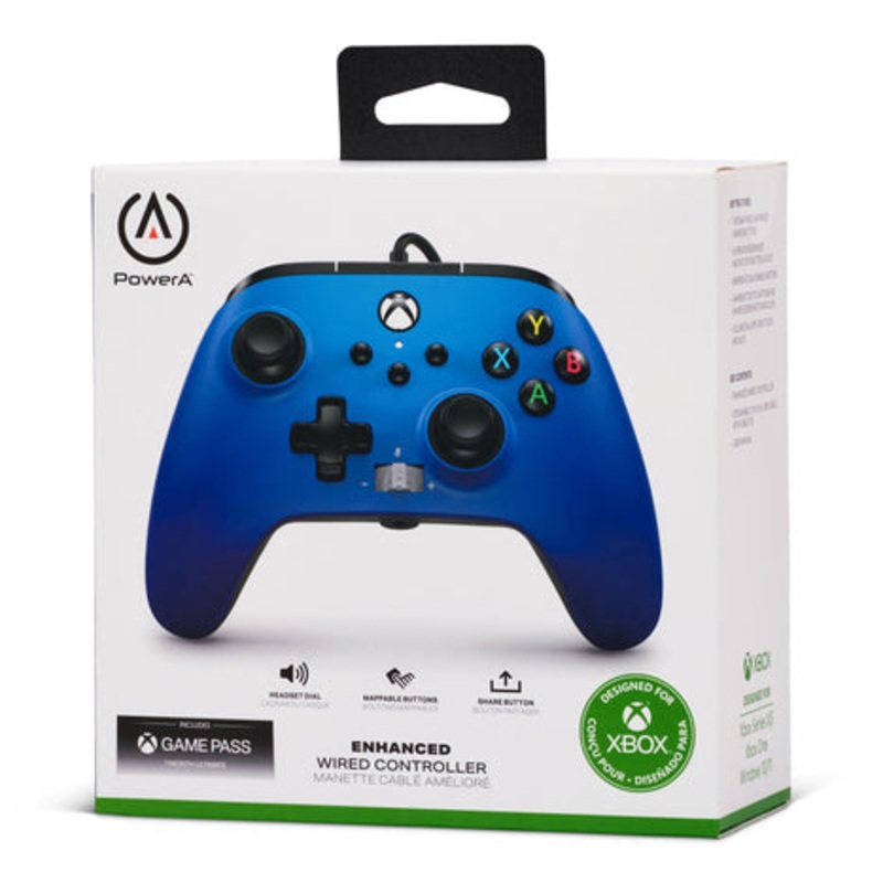 Xbox Series Controller Wired Enhanced Power A Sapphire Fade New