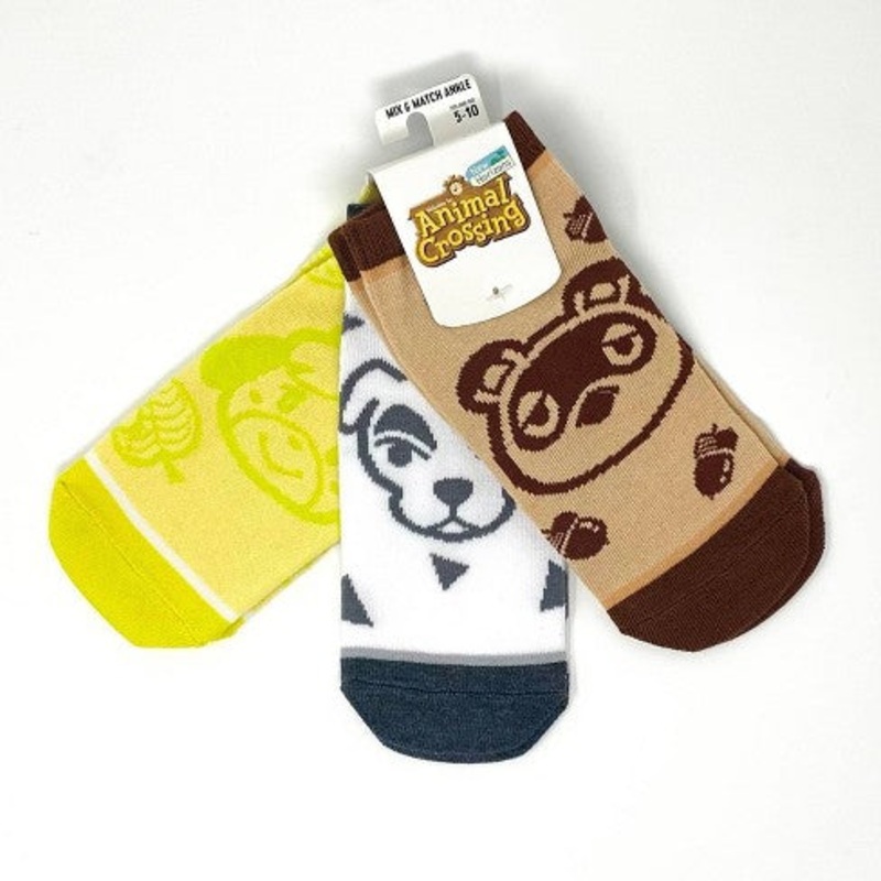 Animal Crossing Ankle Socks New