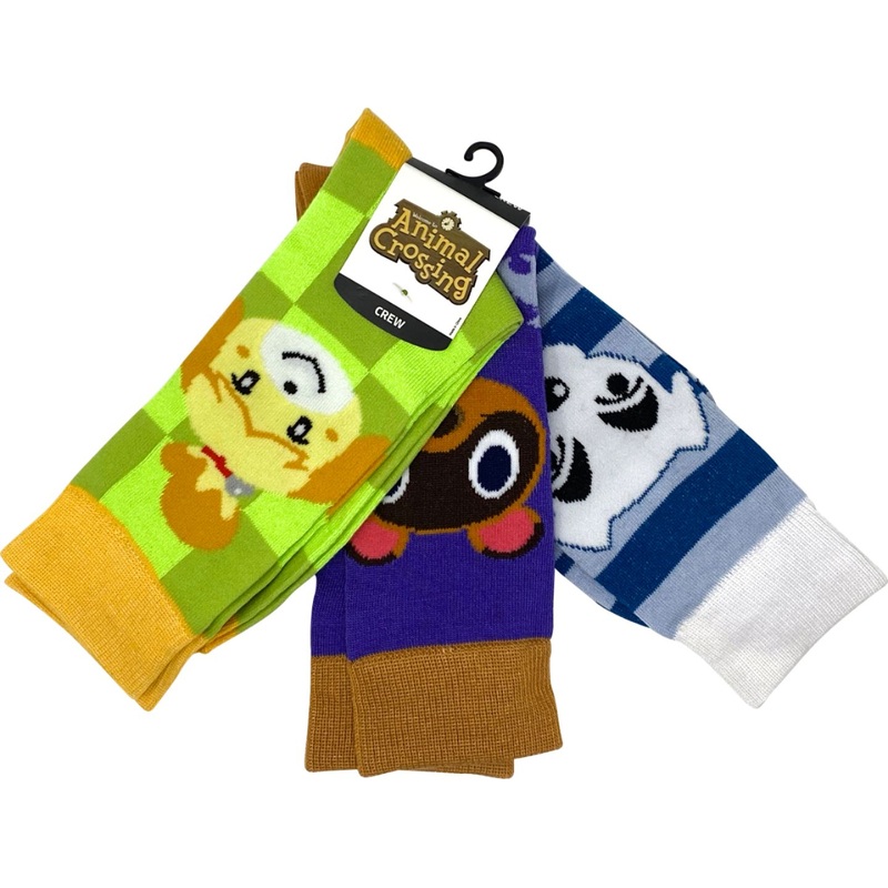 Animal Crossing Crew Socks New