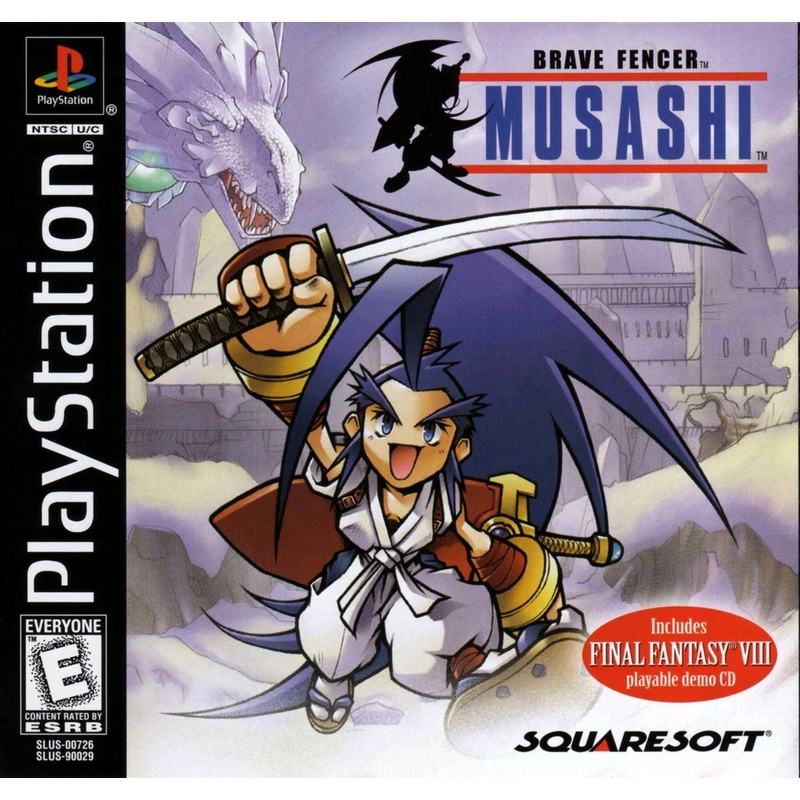 Brave Fencer Musashi No Manual No Demo Disc PS1 Used