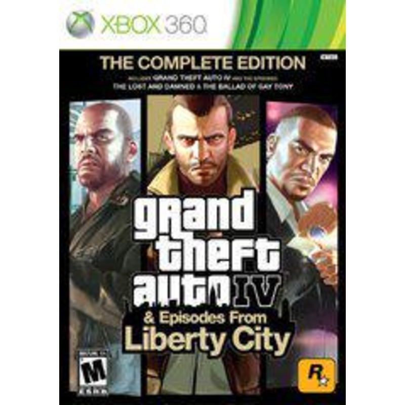Grand Theft Auto IV & Episodes From Liberty City The Complete Edition 360 Disc XB1 Case Xbox One Used
