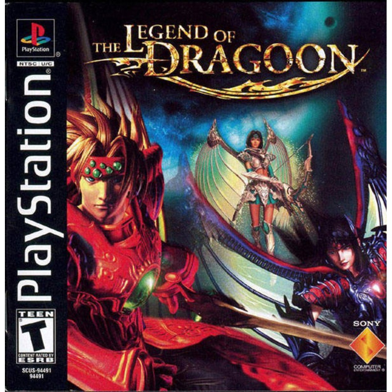 Legend of Dragoon Black Label No Manual PS1 Used