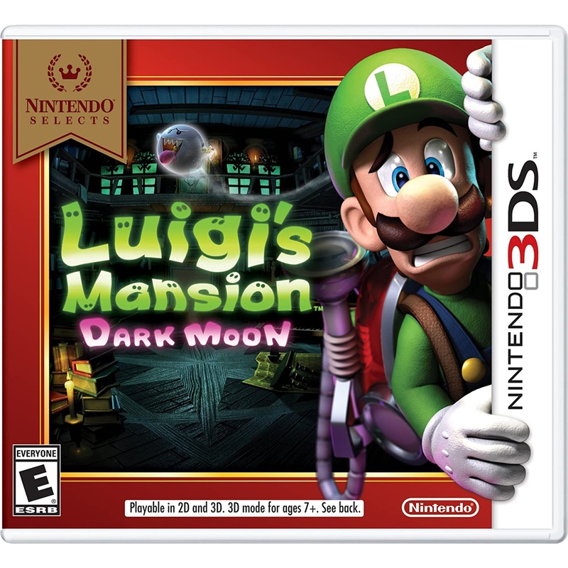 Luigis Mansion Dark Moon Nintendo Selects 3DS Used