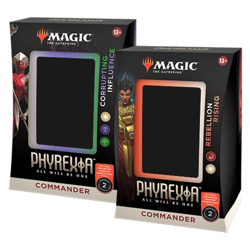 Magic Phyrexa All Will Be One Commander Deck Rebellion Rising or Corrupting Influence