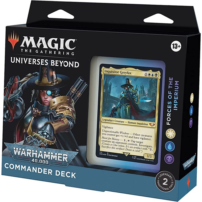 Magic Warhammer 40,000 Commander Deck Forces of the Imperium