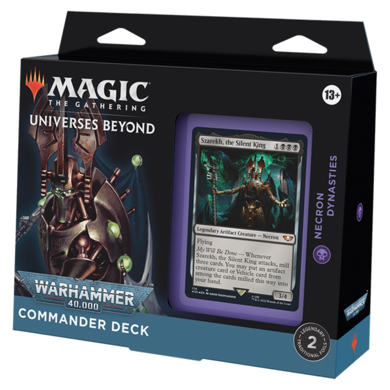 Magic Warhammer 40,000 Commander Deck Necron Dynasties