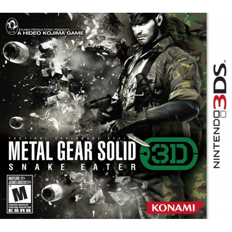 Metal Gear Solid Snake Eater 3D with manual 3DS Used