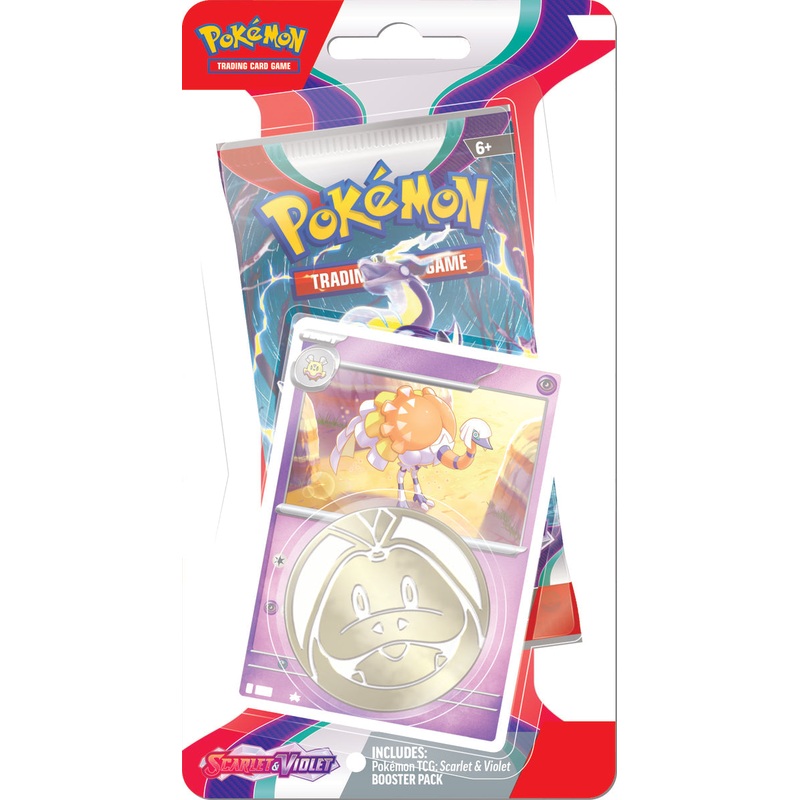 Pokemon Scarlet & Violet  Checklane Blister With Espathra Foil Card