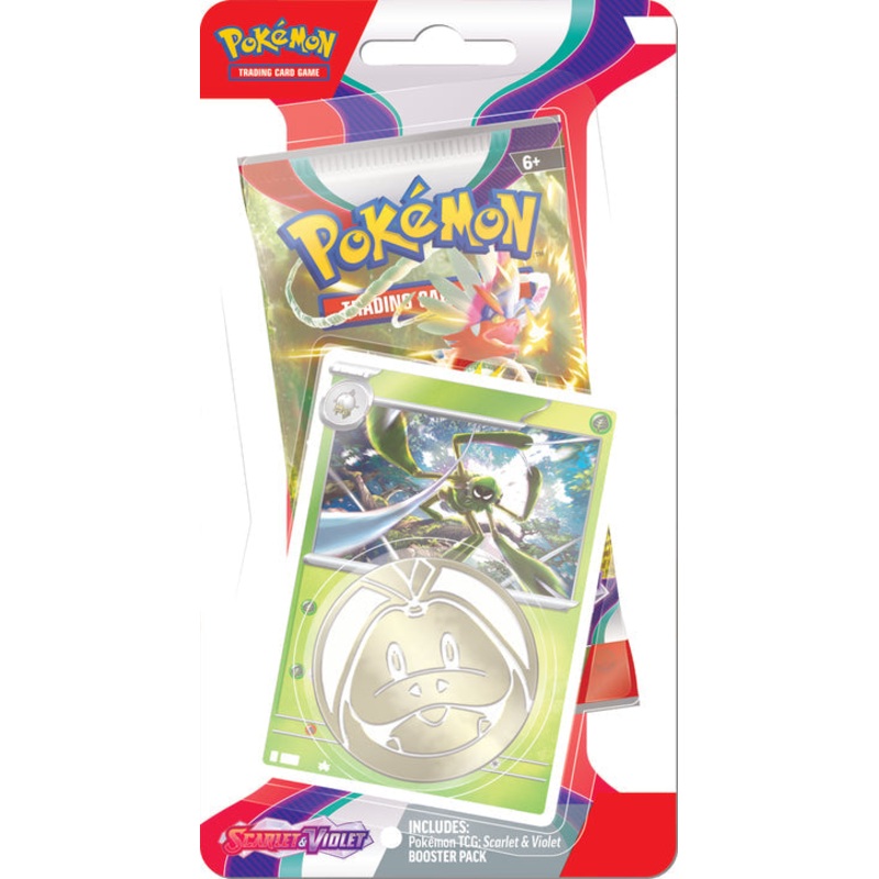 Pokemon Scarlet & Violet  Checklane Blister With Spidops Foil Card