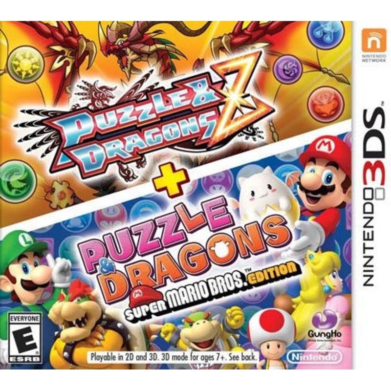 Puzzle And Dragons Z Plus Super Mario Bros Edition 3DS Used