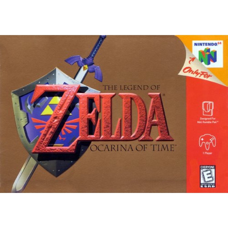 Zelda Ocarina of Time Gold N64 Used Cartridge Only